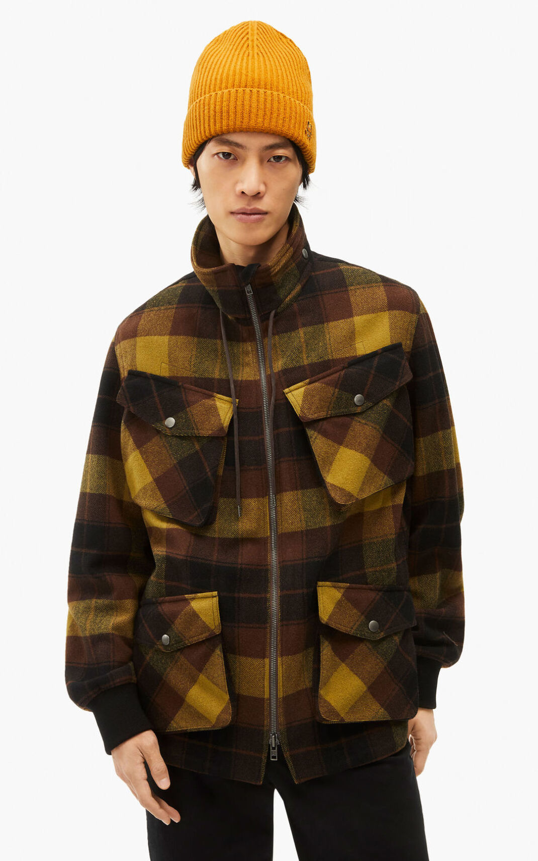 Kenzo Checkered wool Jacka Herr | 70413-RJKS